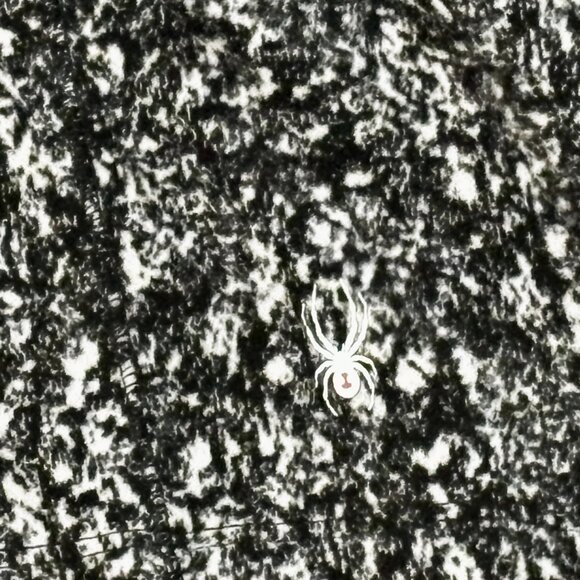 Spyder Active Pullover Womens XL Black White 1/4 Zip Fleece Sweater Athletic - Picture 4 of 7